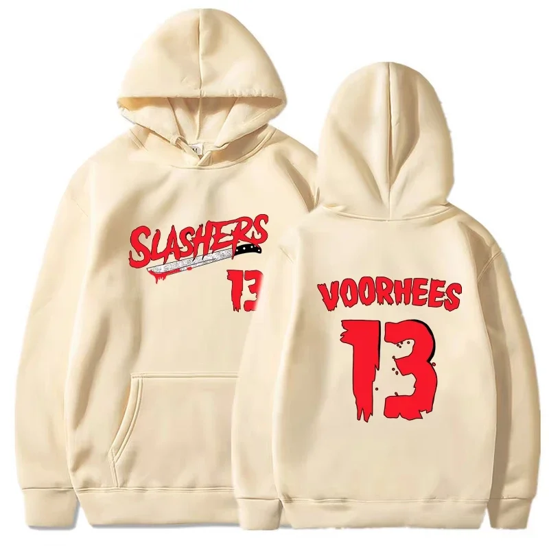 الجمعة 13th هوديس الرجال موضة فيلم الرعب كم طويل البلوز الرجال Womnen موضة العلامة التجارية تصميم البلوز الرجال الصوف هوديس #2