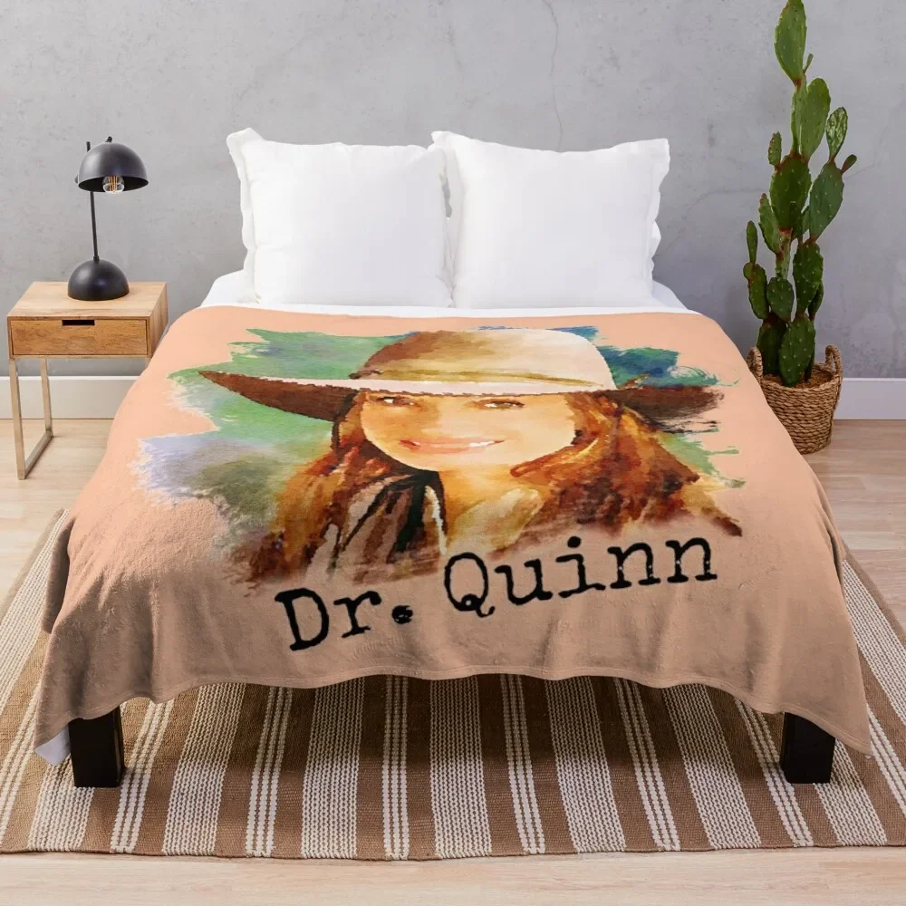 Dr. Quinn Medicine Woman Throw Blanket For Sofa Thin Fluffy Softs Retros Blankets