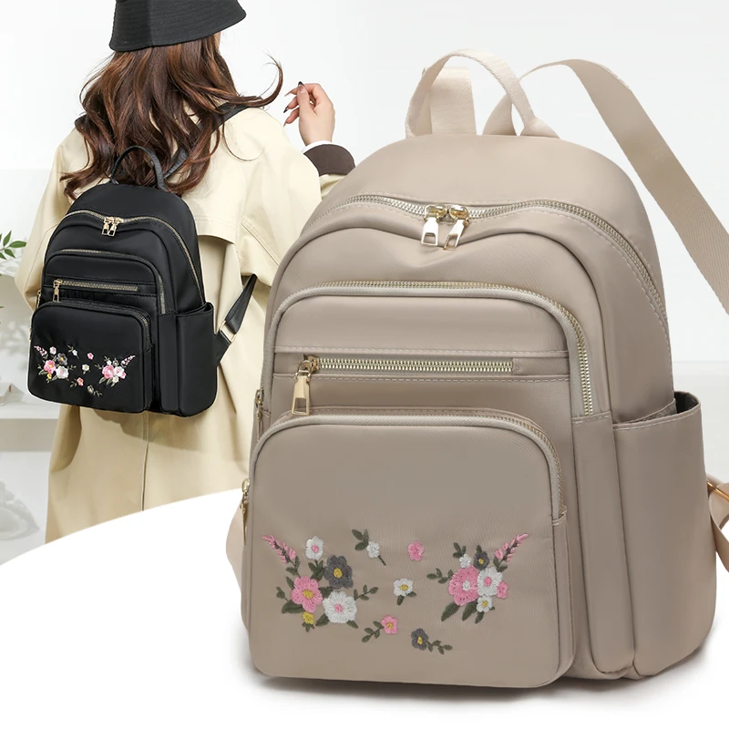 

Waterproof Ox Cloth Large Capaci Lightweight Multi-layer Ladies Bapa for Middle-aged And ly Traveling