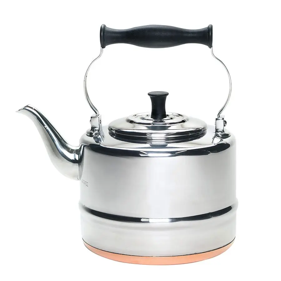 

Tea Stainless Steel and CopperBase Gooseneck Teapot Teakettle, 2Quart