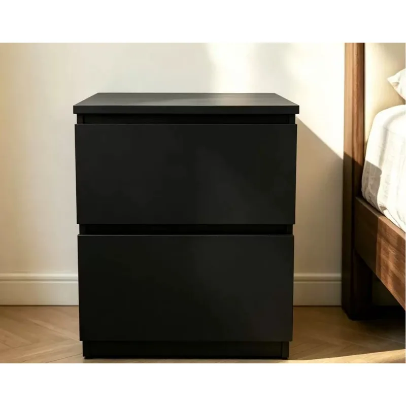 Modern Minimalist Smart Hidden Drawer Nightstand with RFID Keyless Lock