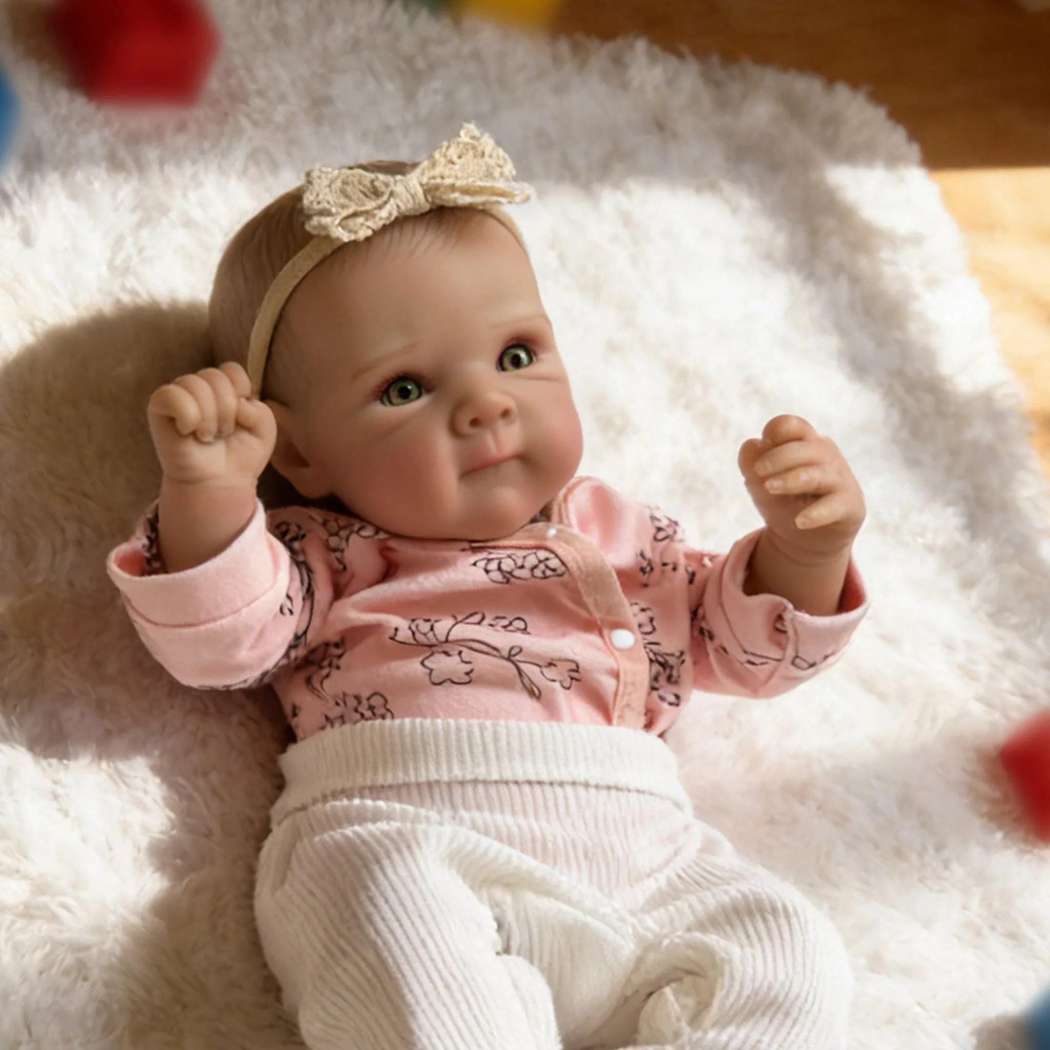 18inch Multiple Layers Painting 3D Skin Lifelike Cuddly Reborn Doll Bettie Soft Cloth Body with Hand Paint Hair Visible Veins