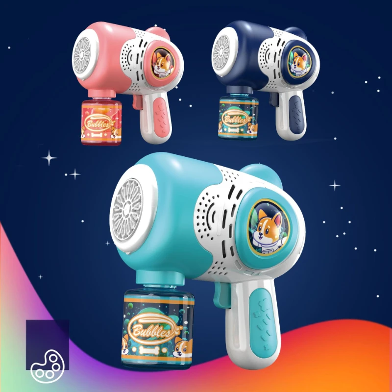 Tubo di freccia di fuoco a 29 fori Macchina per bolle completamente automatica Giocattolo per bambini Gatling poroso portatile Forte potenza Robusto resistente alle cadute