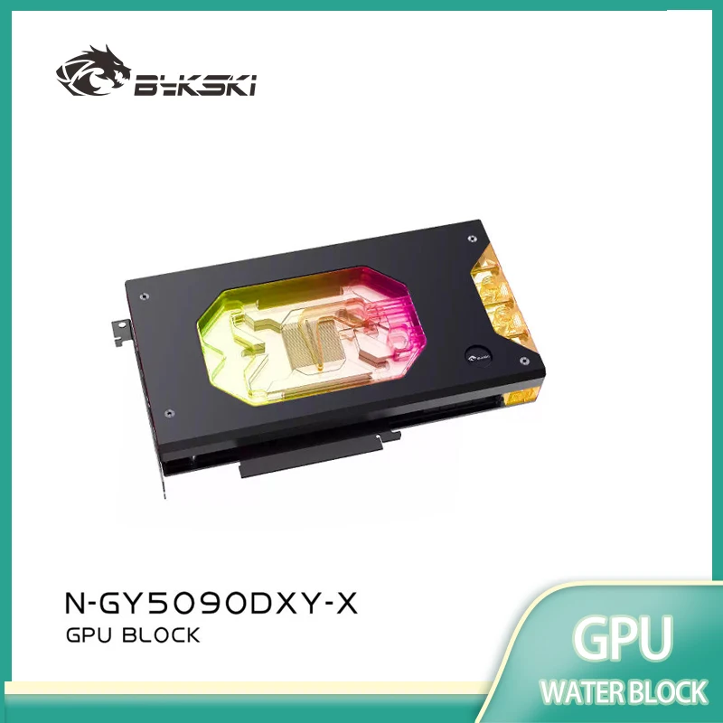 Bykski GPU Water Block for Galax GeForce RTX 5090D Boomstar LUNA OC Video Card /Prevent Corrosion /Dense Waterways N-GY5090DXY-X