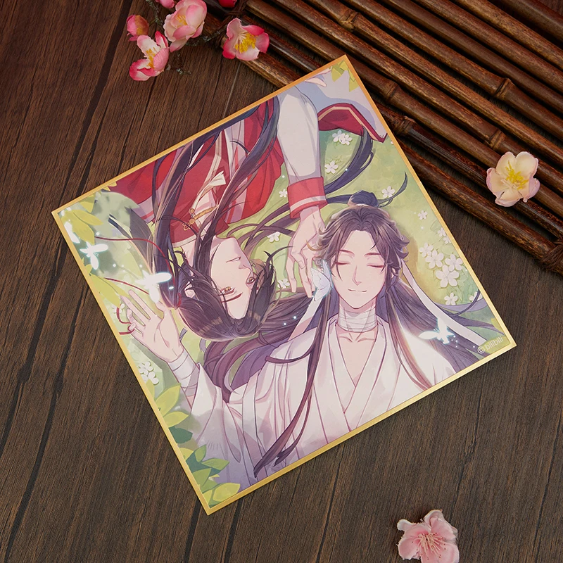 Tian Guan Ci Fu Official Original Hua Cheng Xie Lian Irogami Colored Paper shikishi official thoughtful cosplay image 4