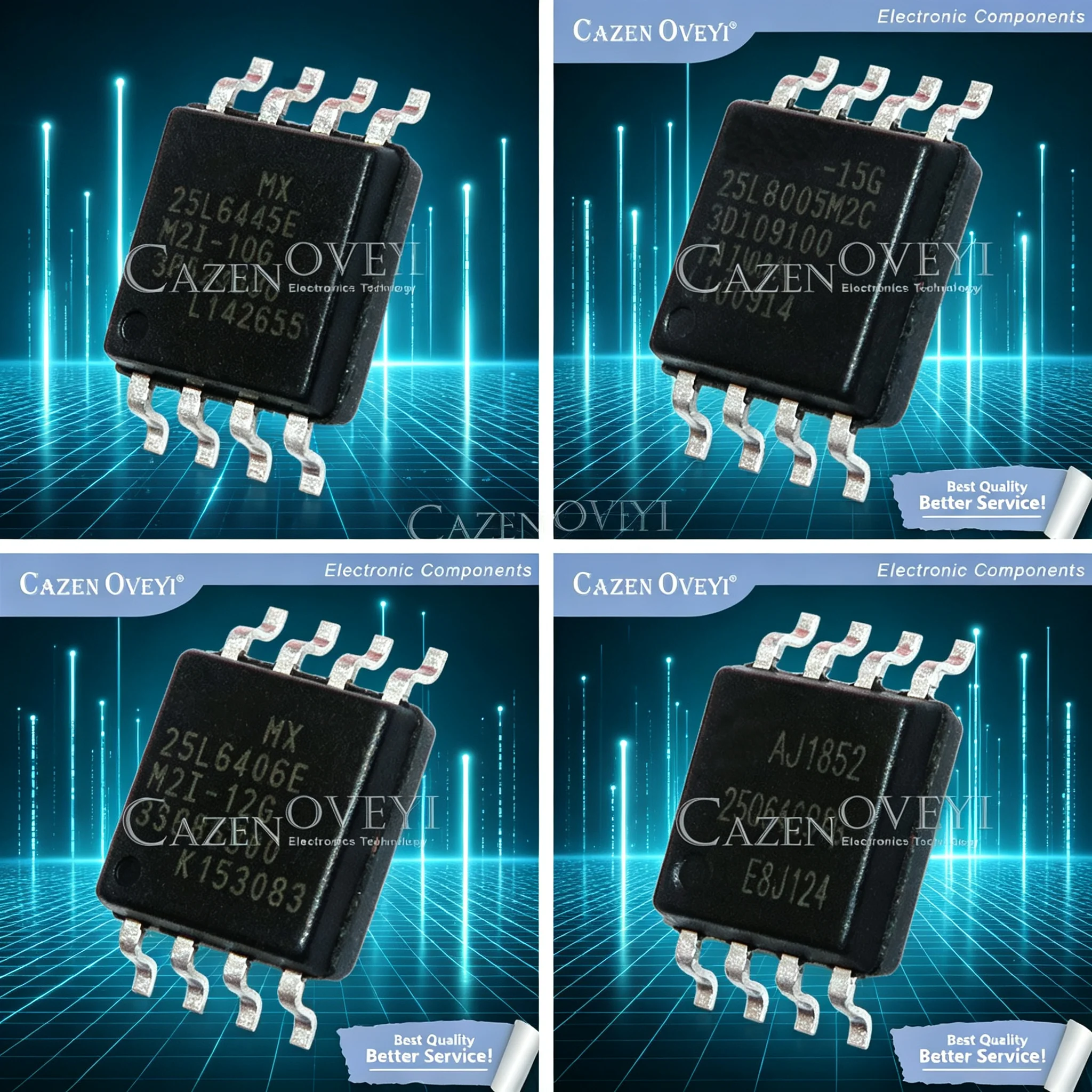 MX25L6406EM2I-12G MX25L6406EM2I MX25L6445EM2I-10G MX25L6445EM2I MX25L8005M2C-15G MX25L8005M2C GD25Q64CSIG GD25Q64  SOP-8