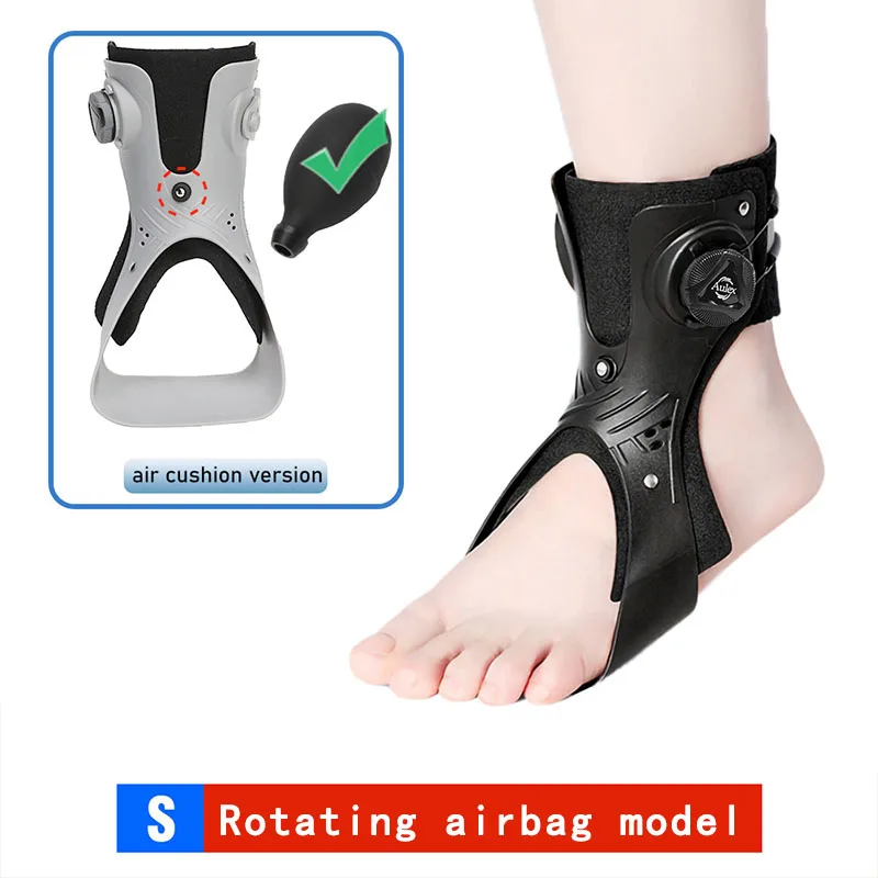 

Ортез для опускания стопы AFO AFOs, поддержка лодыжки с удобной надувной подушкой безопасности для обуви с гемиплегией, ходьбы