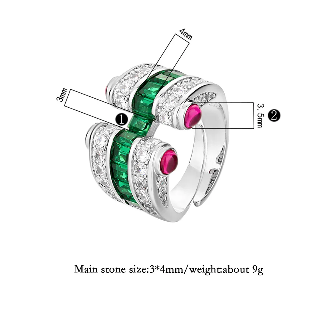 

Brand MCT Healthy Copper Jewelry Copper Base Gold Plated European And American Simulated Blue Spinel Ring