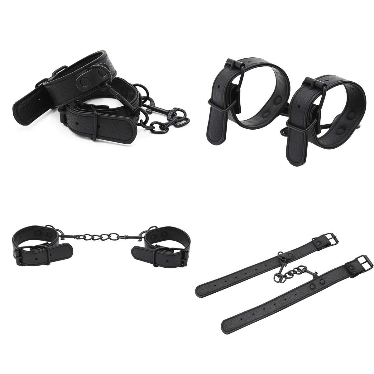 الرجال النساء تأثيري الأداء الدعائم حفلة ل عبودية الكفة سوار جلد مع أبازيم القوطية الشرير نمط معصمه قابل للتعديل #6