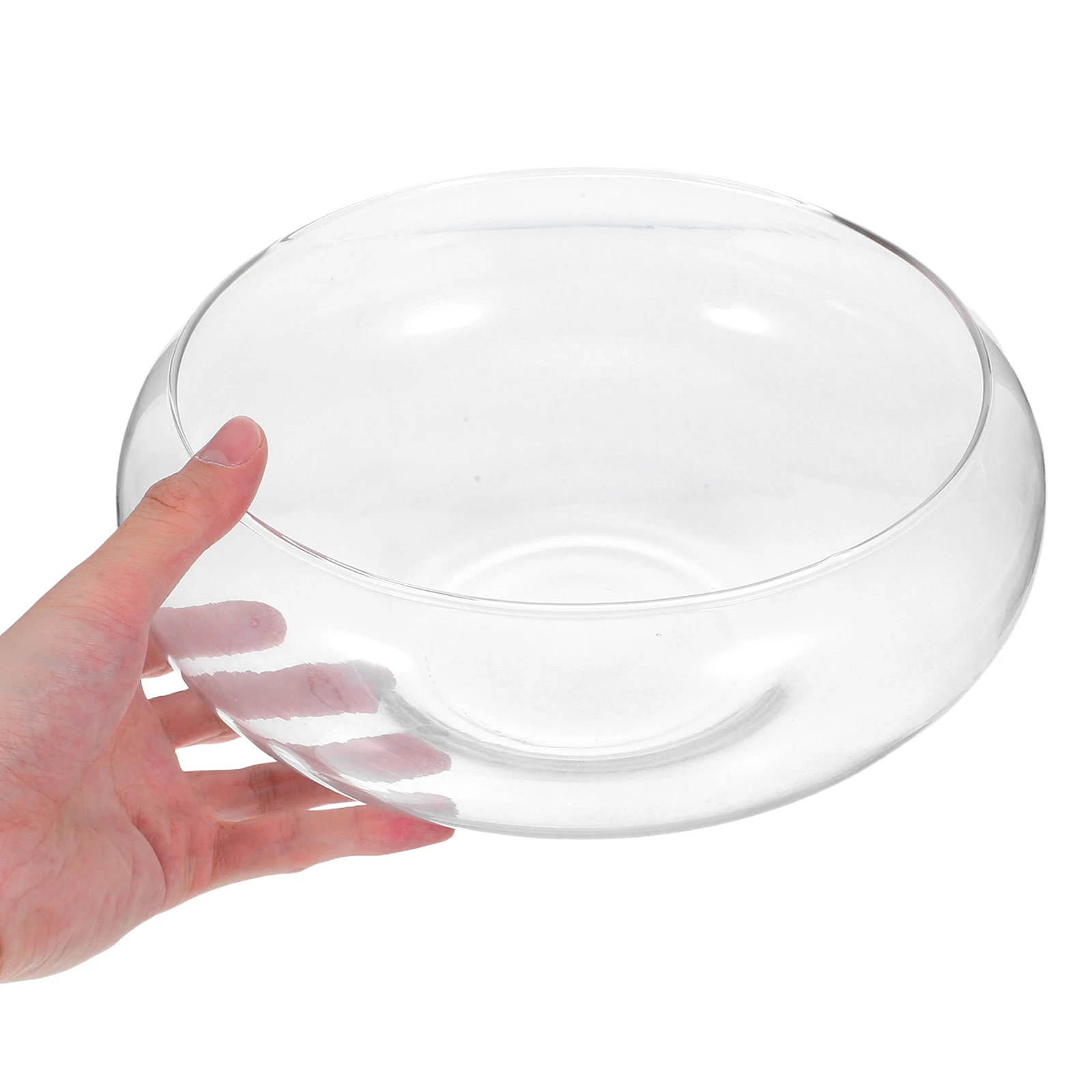 

Clear Glass Succulent Pot Transparent Design Small Planters Ideal for Home Office Coffee Shop Cozy Ambiance Micro Landscape Fish