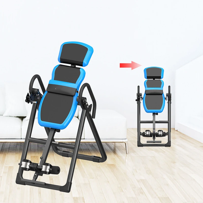 

Складной тренажер для стойки на руках, домашний фитнес-тренажер, инверсионный стол с подушкой для поясницы, для облегчения боли в спине