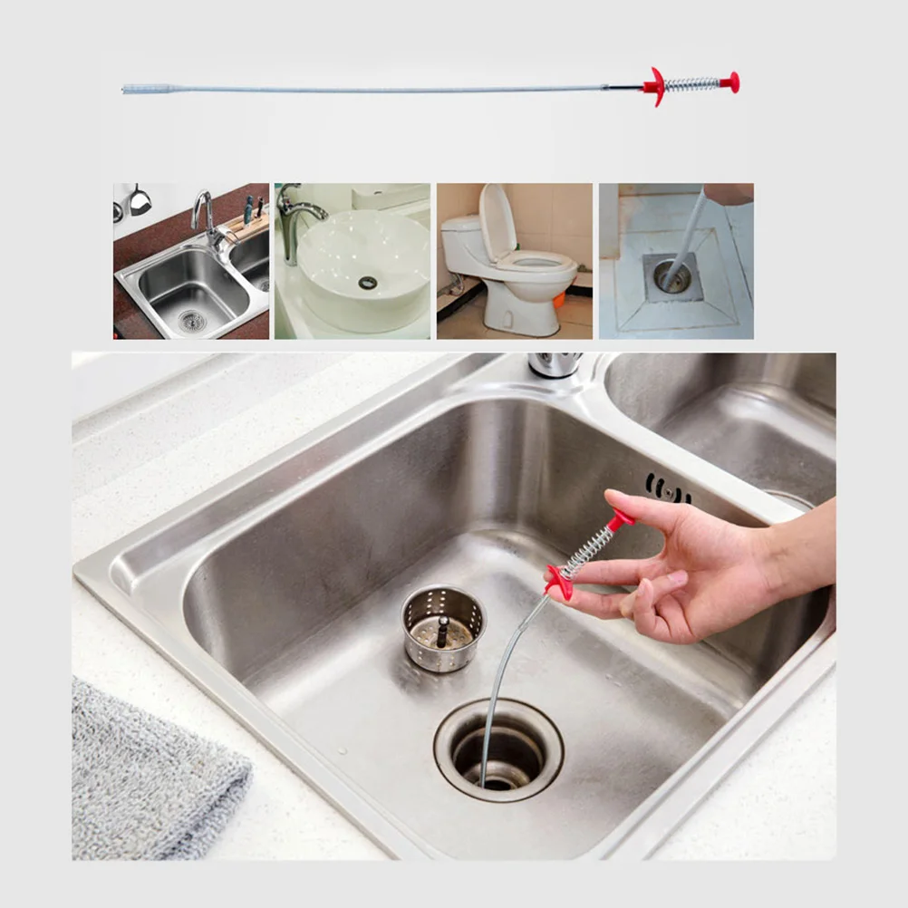 

Kitchen Sewer Screw Extractor Sink Drain Cleaning Pipeline Hair Remover