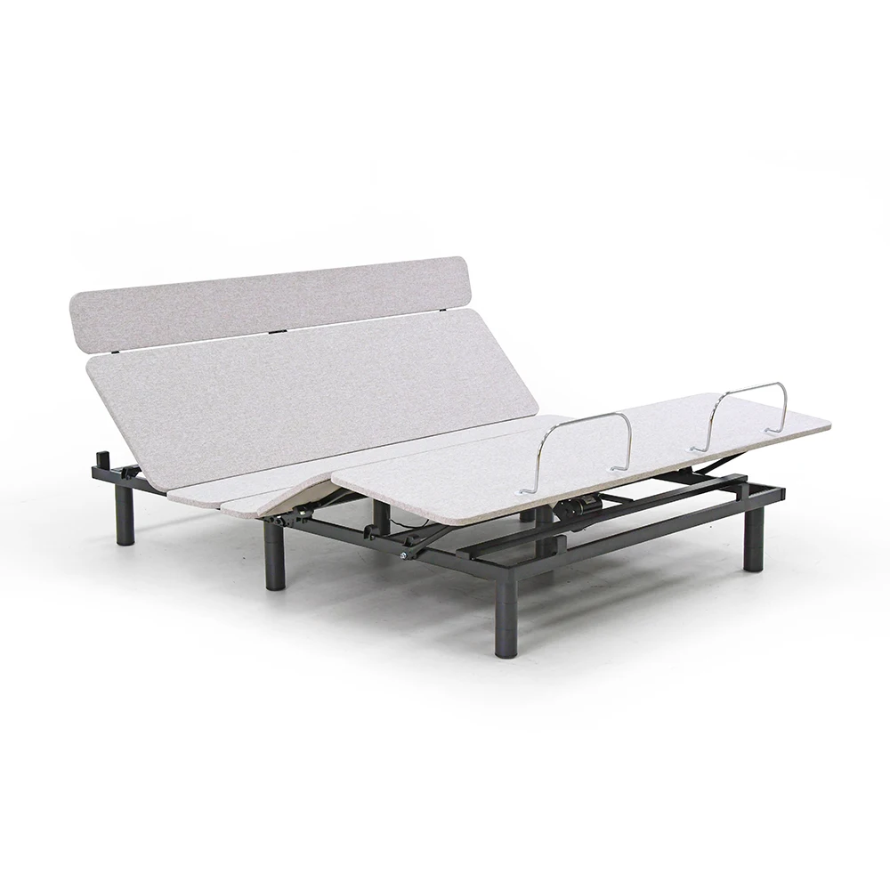 TW03 Okin Motor Electric Adjustable Bed Frame With Massage Queen Smart Adjustable Electric Bed