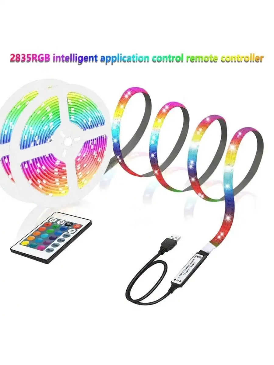

Smart LED Strip Lights - Color Changing, Music Sync, App Control, Remote, RGB - Perfect for Bedroom, Party, Home Decoration, Hal
