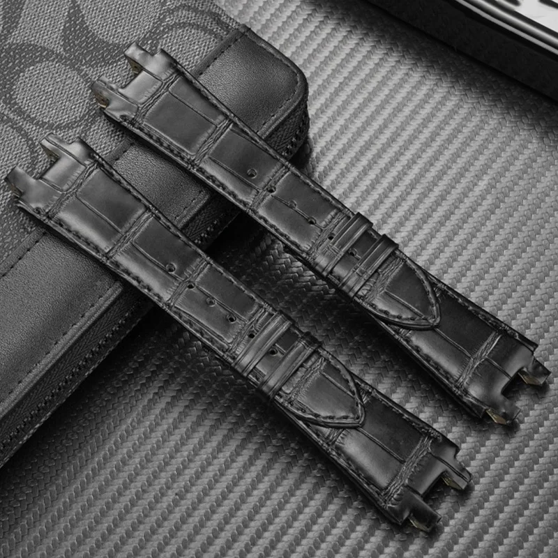 Для Ulysse Nardin BLAST Series ремешок для часов с вечным календарем из натуральной кожи, высококачественный ремешок из воловьей кожи 322-00, мужская модель 43 мм