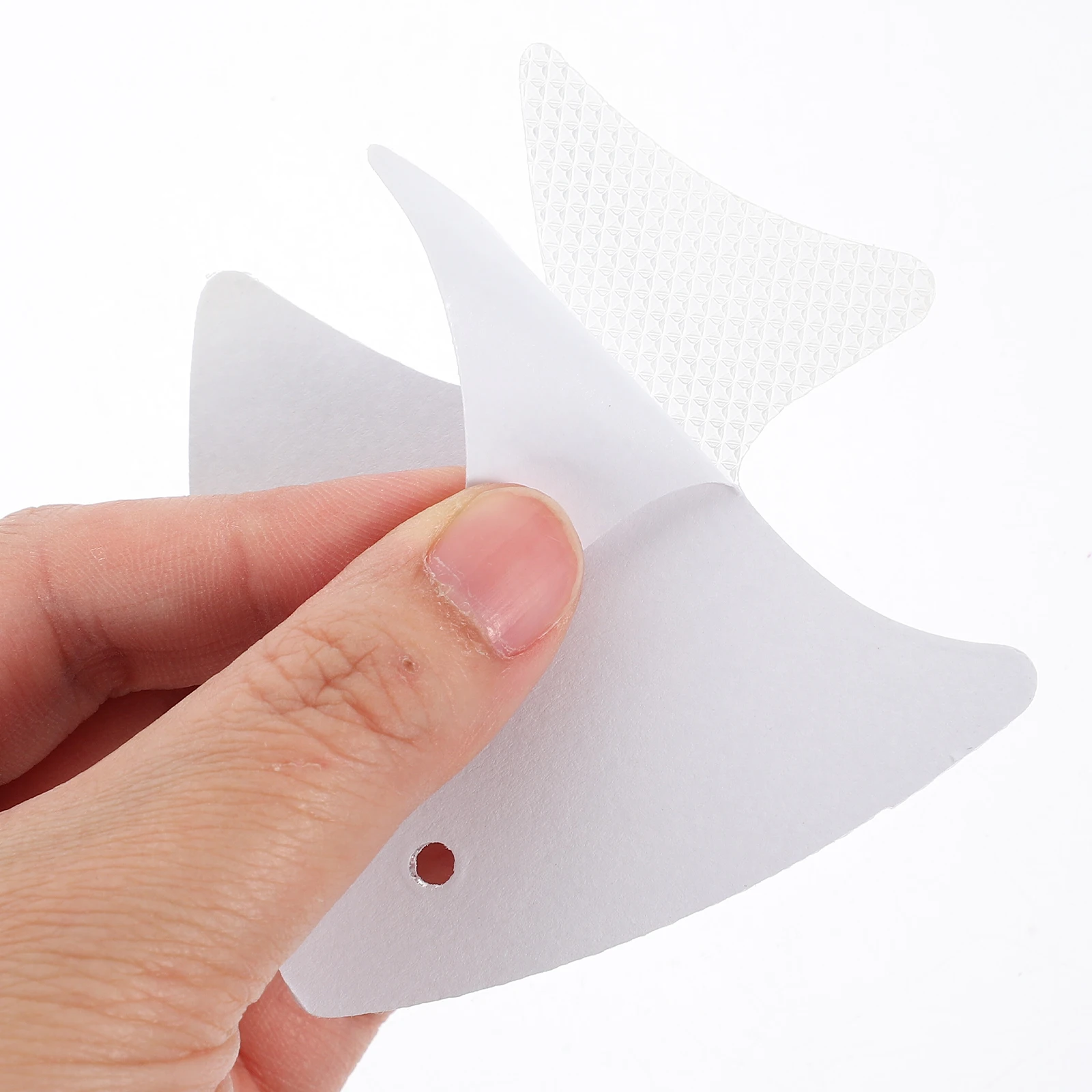 

12Pcs Bathtub Anti Slip Stickers Fish Shape Non Skid Shower Adhesive Non Slip Stickers Bathroom Stairs Pool Safety