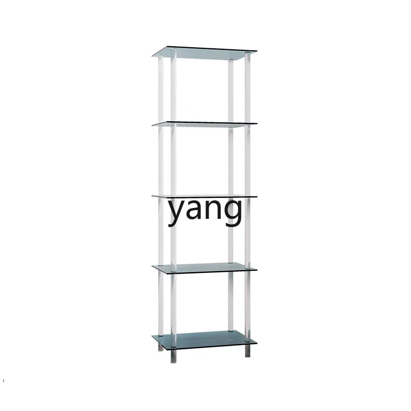 

yjq simple acrylic bookshelf figure storage living room study storage ornament display multi-layer floor