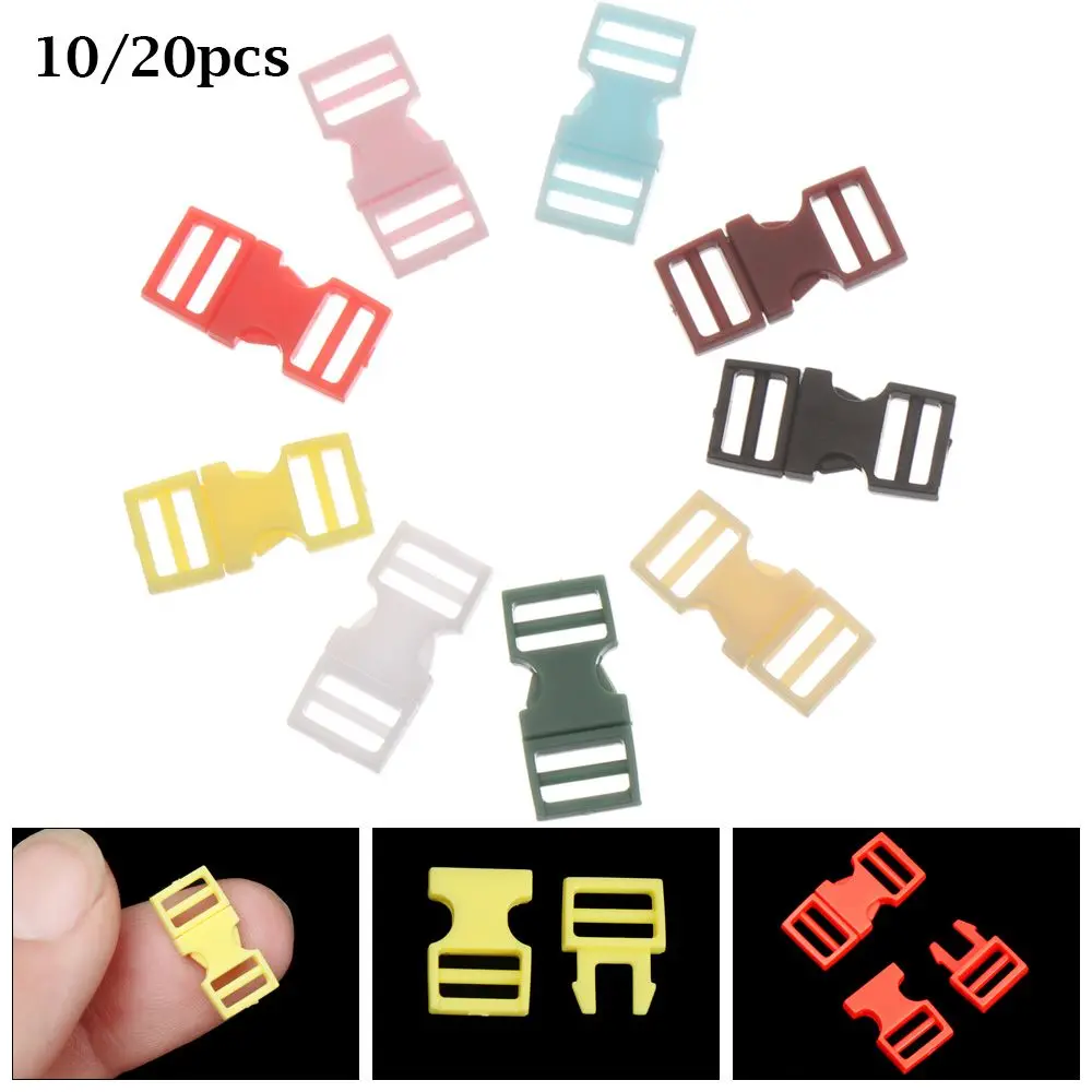 10Pcs 6mm Plastic Mini Buckle Side Release Doll Bags Buckles Handmade Backpack Button Dog Collar Strap DIY Bracelet Asseccories