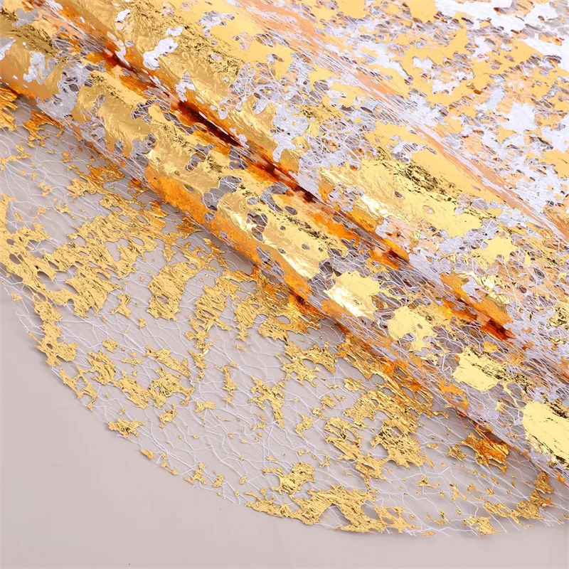 10/100 Stück Einweg-Tischsets in Gold, runde Tischsets aus Metallfolie in Gold, Tischdeckendekorationen für Hochzeiten, Partys, Familienessen – Detail 3