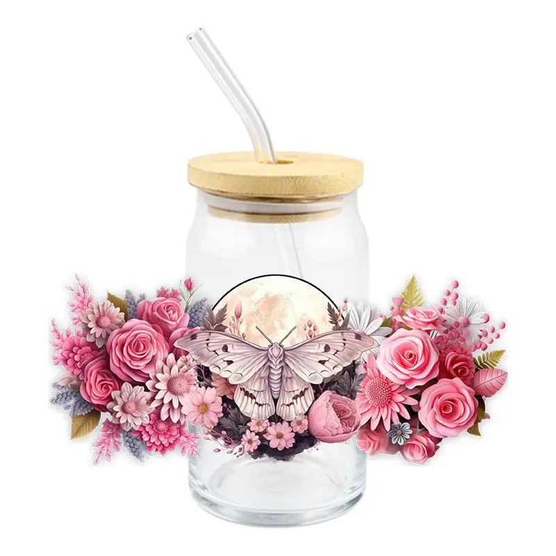 Bezutiful Butterfly UV DTF Wrap Transfer Stickers Cool Trend Design Waterproof Design Wrap For Glasses Cups Bottles Decal - Image 3