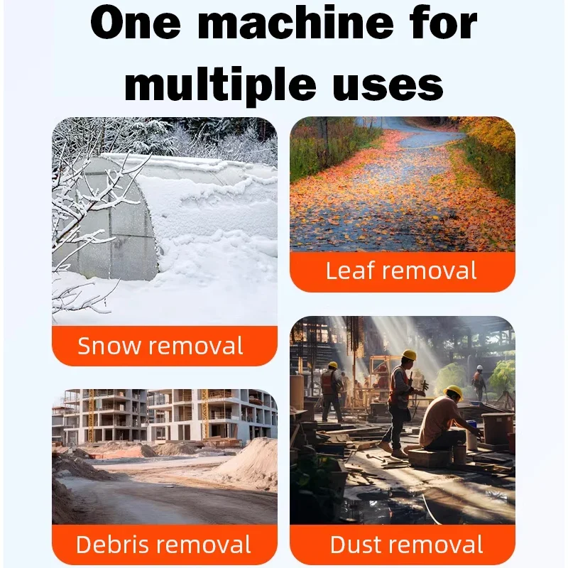 3500W Rugzak Gas Bladblazer Professionele Luchtblazer Machine 2-takt Rugzakblazer Benzine Tuinblazer voor Sneeuw en Bladeren