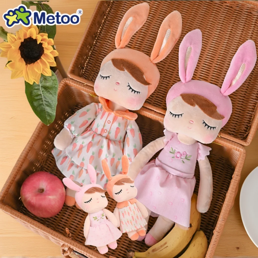 Metoo Collect Series Toys Idyllic Family Plush Doll Size Combination of Children's Toys Key Chain Holiday Gift