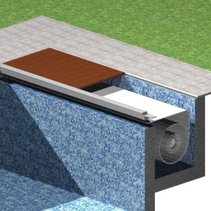 Cobertor automático para piscina Cobertor solar eléctrico para piscina Exterior