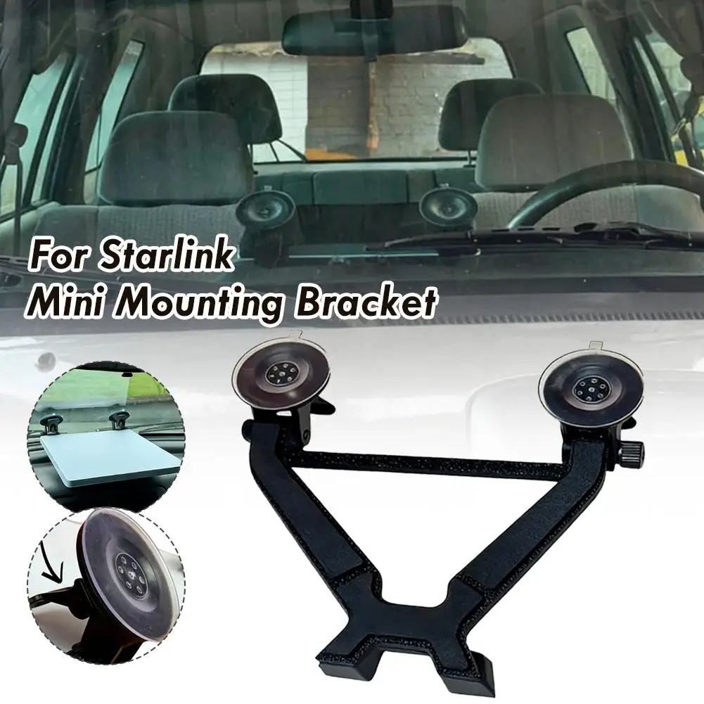 

Крепление на присоске для Starlink Mini на лобовое стекло, сверхмощный кронштейн с присоской, регулируемый на 360 градусов, стабильный и надежный, для автомобиля, автофургона, кемпинга