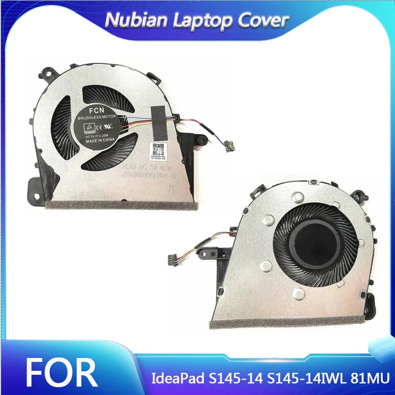 

New CPU Cooling Fan for Lenovo IdeaPad S145-14 S145-14IWL 81MU Laptop Cooler Fan 5F10S13875 DC28000F4F0