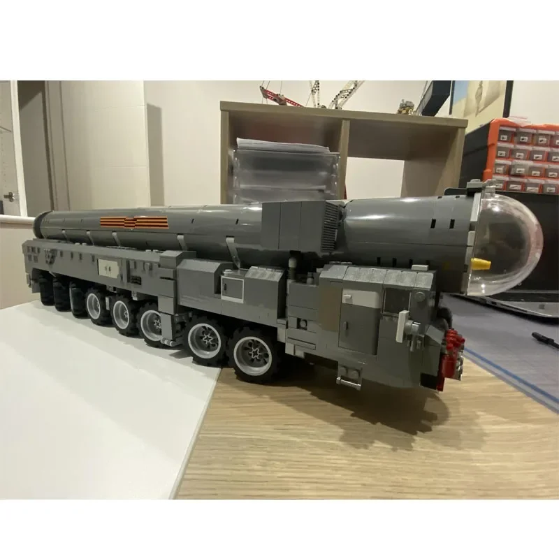 MOC-43147 City Space Missile Launcher Building Block Model, 2199 Pieces, Boys' and Children's Birthday and Christmas Toy Gift