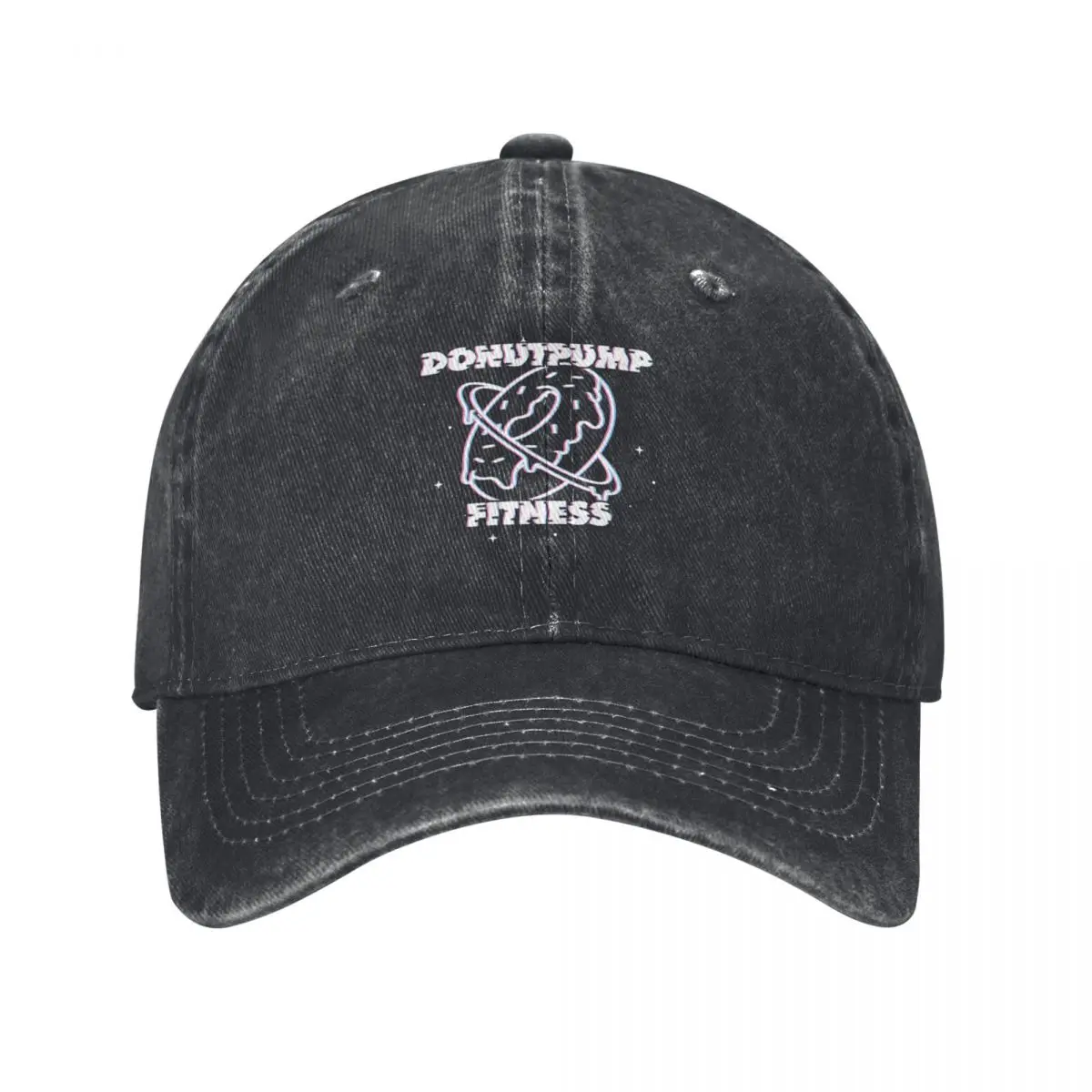 Space Glitch DonutPump Baseball Cap dad hat Anime Men Caps Women's