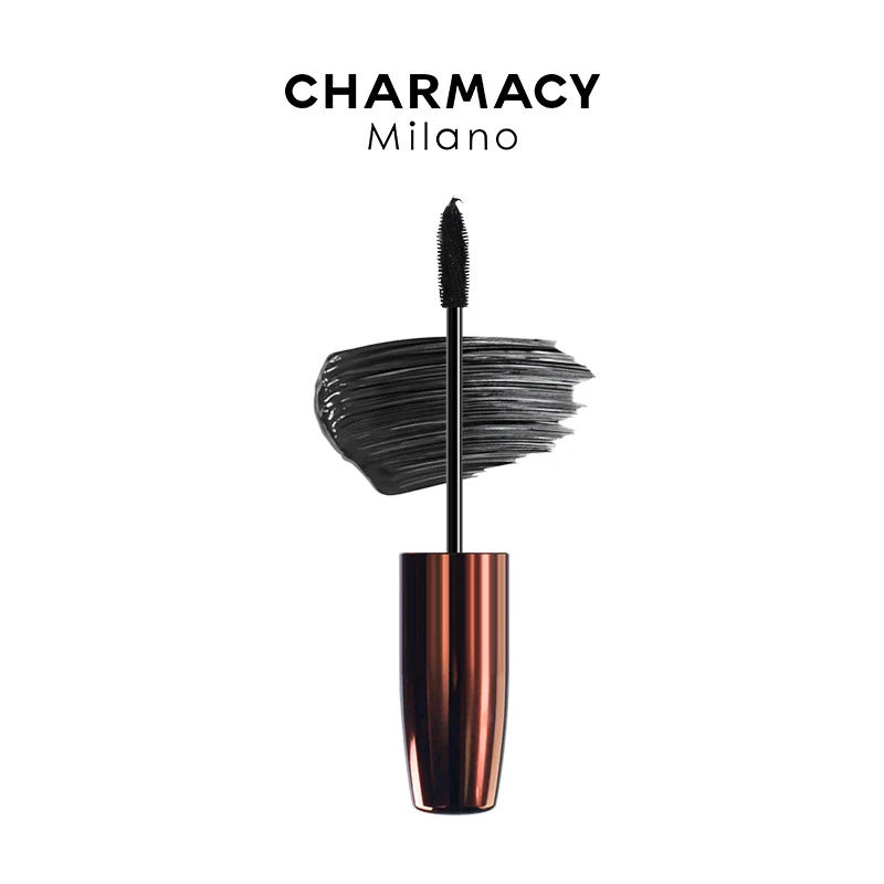 CHARMACY Black Mascara allunga le ciglia 3D Mascara Extra Volume Mascara a lunga durata Waterproof Professional Makeup Hallowmas