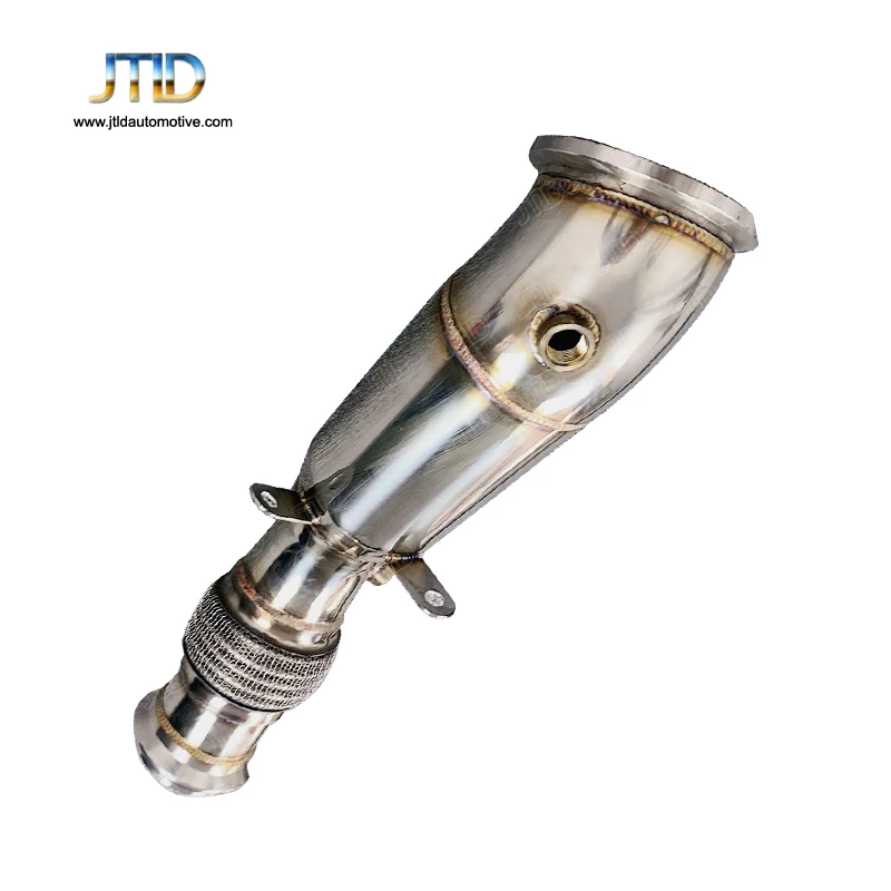 Downpipe For BMW 4 Series G22 430 304 Stainless Steel Performance Catless Exhaust System  - Active Sound System Exhaust