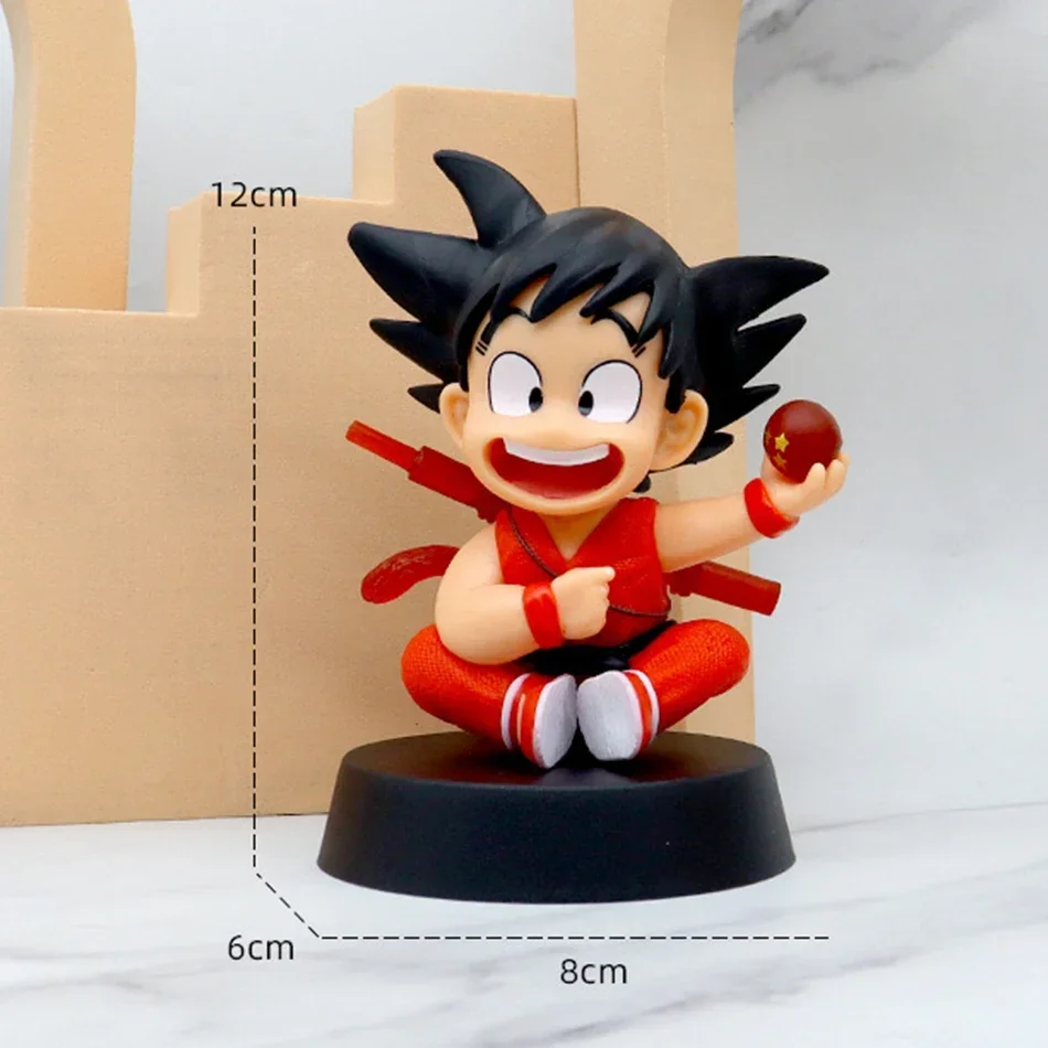 Kreskówka figurka Anime Dragon Ball Z dzieci zabawki lalki Kawaii Goku akcesoria do modeli zabawki dla dzieci na prezent figurki hobby