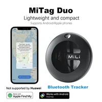 Rastreador inteligente MiTag Duo para IOS o Android, etiqueta de seguimiento Bluetooth, buscador de llaves, buscador de artículos, rastreador de equipaje para valises
