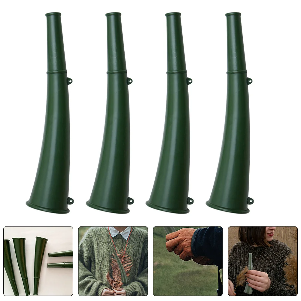 4 قطعة أبواق الإشارة المحمولة صوت ديسيبل عالي للأنشطة الخارجية والتدريب في حالات الطوارئ بقاء القرن إشارة البوق #1