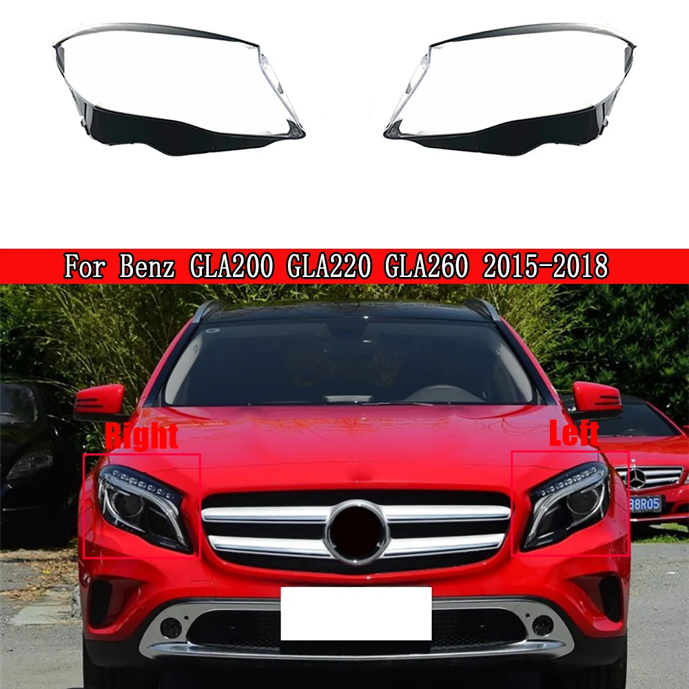 

Линза фары для Mercedes-Benz GLA200 GLA220 GLA260 2015 2016 2017 2018, крышка фары, абажур, крышка лампы, чехол