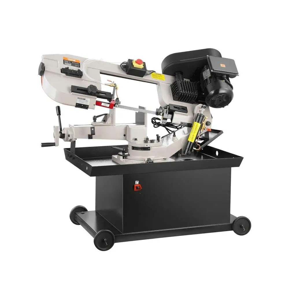 

Metal Horizontal Bandsaw 7x8.25 inch 1.1kW Variable Speed Cutting Machine 110V 220V Heavy Duty Band Saw