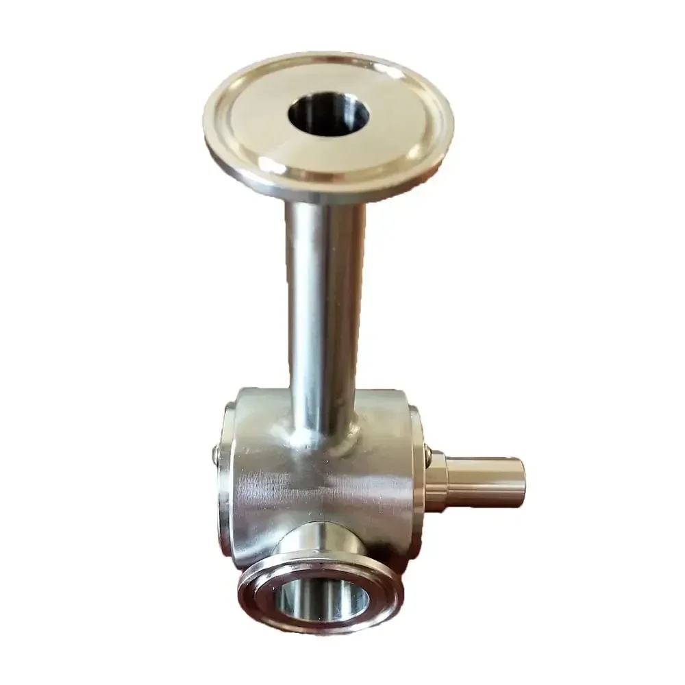 304/316 material filling machine accessories 100g paste machine three-way valve/rotary valve discharge valve