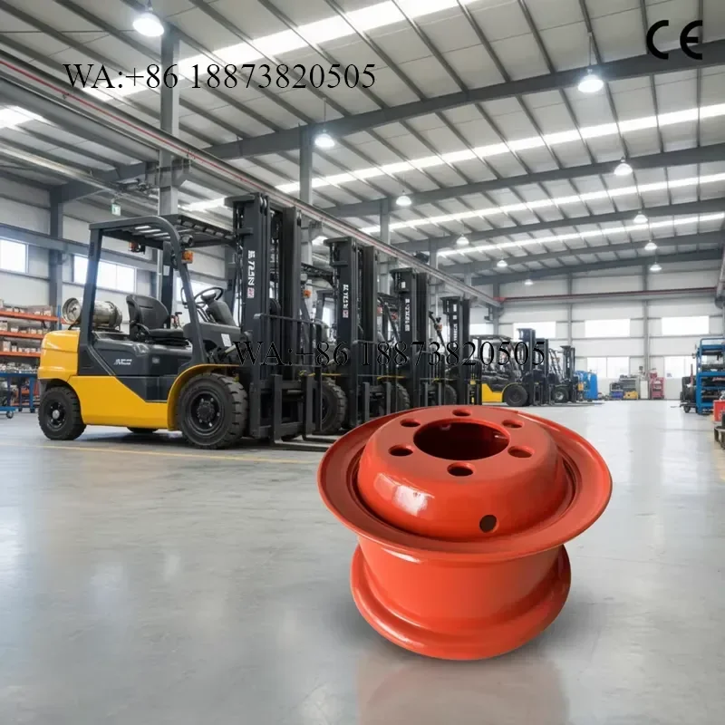 for 15 Inch OTR Rim 7.00T-15 Industrial Forklift Wheel Rim 7.00-15 Steel Wheel Rim 28X9-15 New Condition 2 Pieces