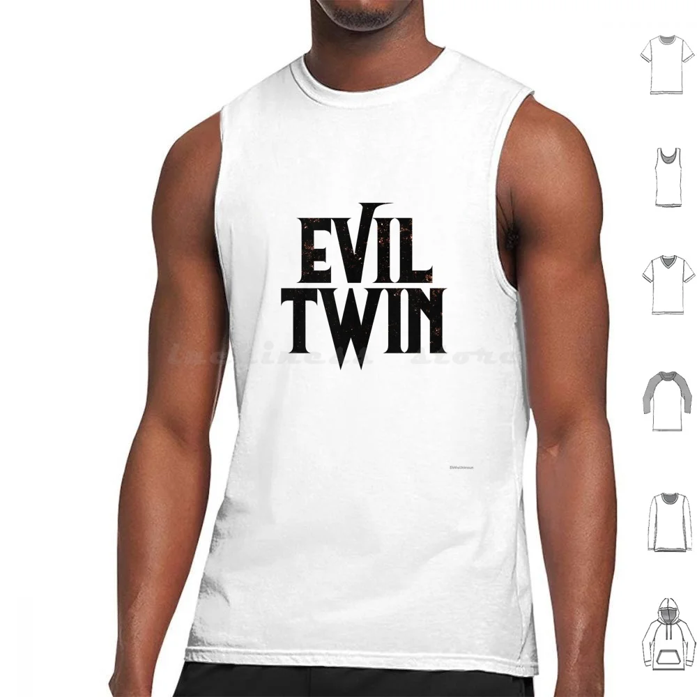 Evil Twin Tank Tops Print Cotton Twins Twin Triplets Evil Twin Soap Opera