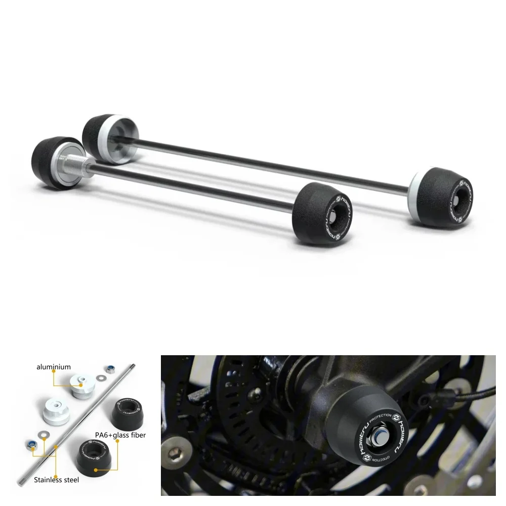 

For Honda CBR1000RR CBR1000RR-R SP 2017-2024 Front Rear Axle Fork Sliders Motorcycle Frame Crash Protector Hub Anti-Collision