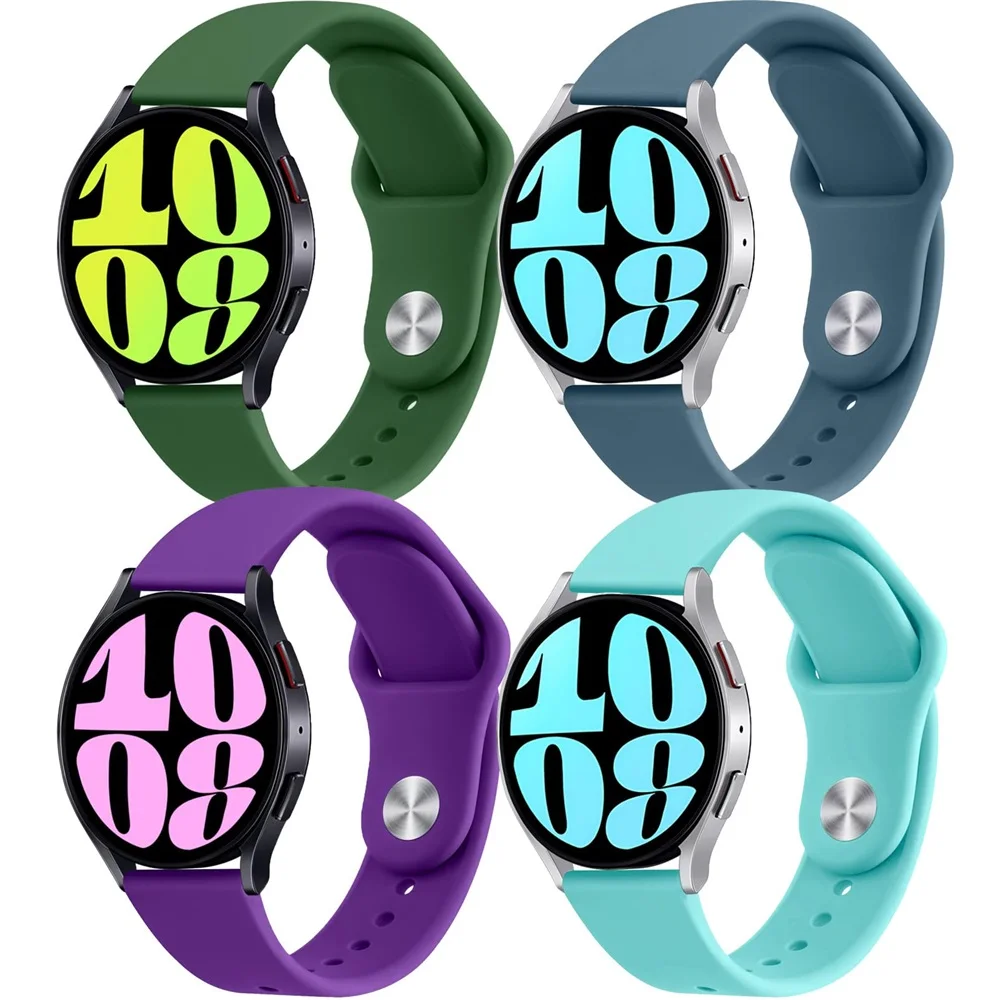 18mm 20mm 22mm strap For Samsung Galaxy watch 6/5/pro/4 Classic Silicone bracelet Huawei watch GT 4-2-2e-3-3 pro 41mm 46mm band image 4