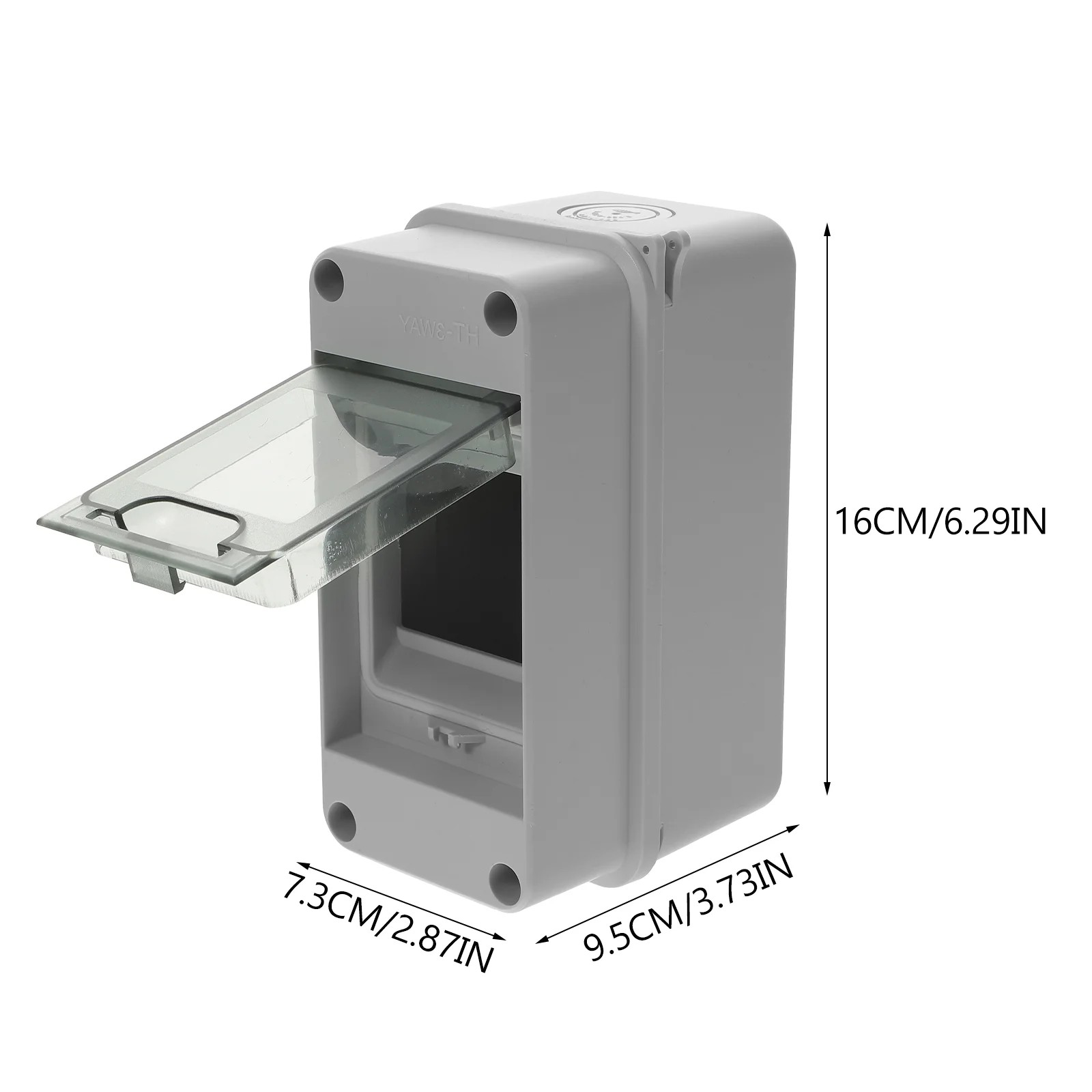 2 Way Consumer Unit Distribution Protection Box Electrical Boxes Plastic Breaker White Abs