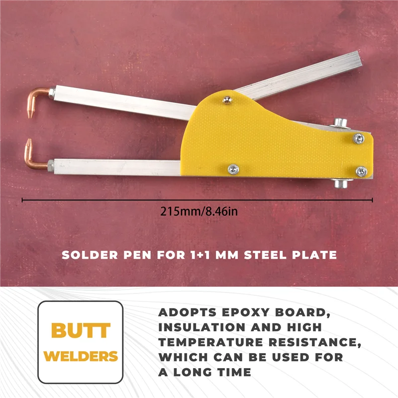 

A45Z-Spot Welder Plier Adjustable Spot Welding Machine Pressure Epoxy Board Welder Pen Butt Soldering Tong For Steel Plate