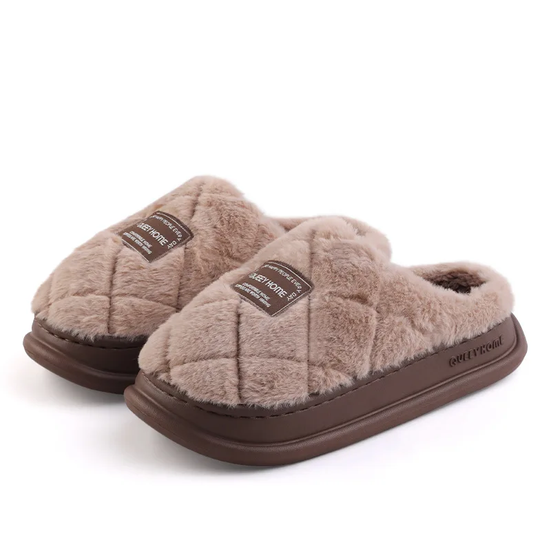 

Evshine/женские зимние меховые домашние тапочки, домашние удобные плюшевые шлепанцы на мягкой подошве, теплая пушистая обувь, нечеткие тапочки для парной спальни