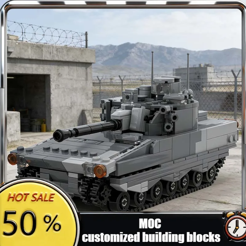 

564 PCS Custom Tank Model strf 9040 56 Bill MOC Customize Modular Building Block Design Model Technology DIY Festival Toy Gift