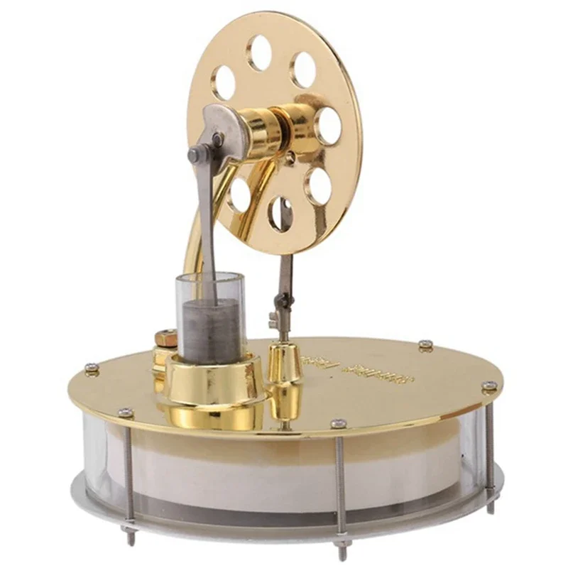 Modello di motore Stirling a bassa temperatura scienza della potenza del vapore per realizzare ornamenti modello di giocattoli per esperimenti fisici