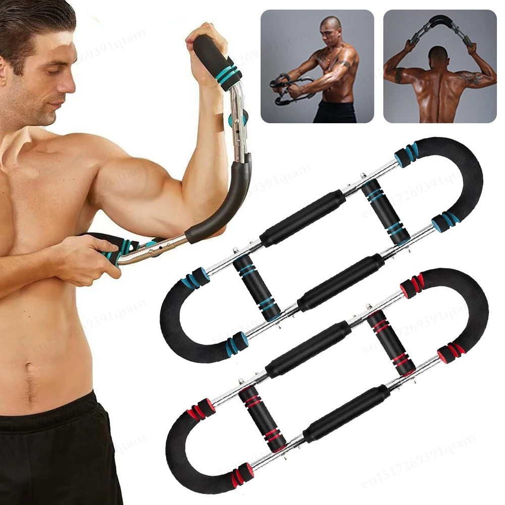 

Multifunctional Adjustable Twister Arm Trainer,Adjustable Twister Arm Exerciser U-Shaped Wrist Strength Trainer Chest Expander