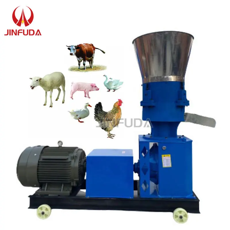 

High Quality Animal Poultry Cattle Chicken Fish Feed Pellet Making Machine Floating for Livestock Feed